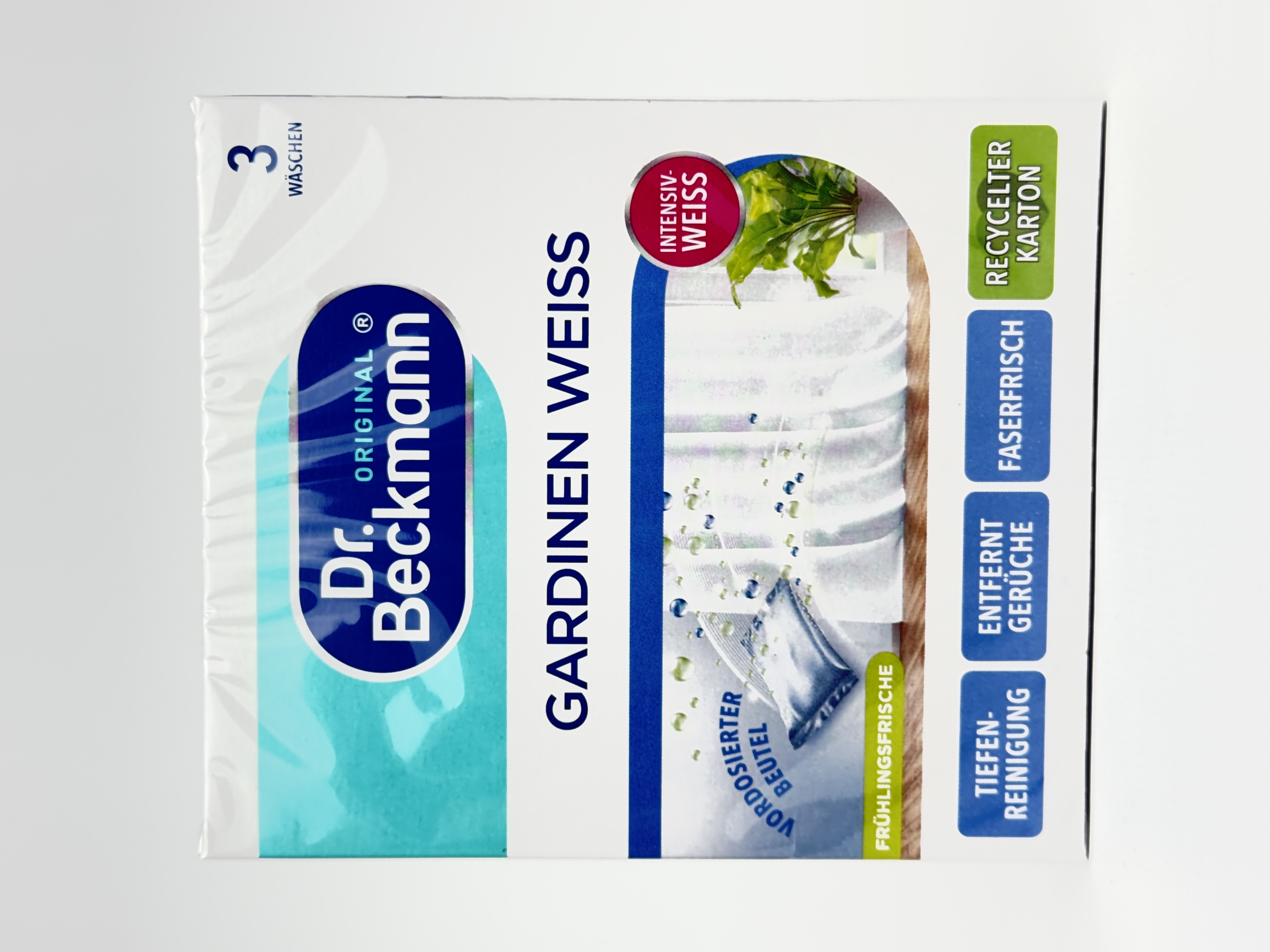 Dr. Beckman - Відбілювач для гардин та тюлей Gardinen Weiss 3*40g /8
