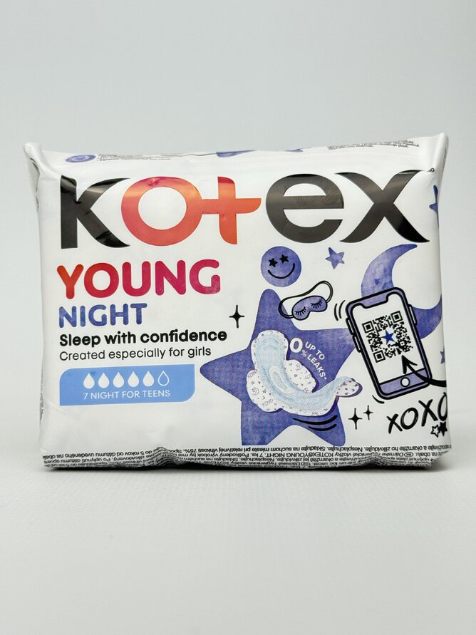 Kotex прокладки Young Night 7шт