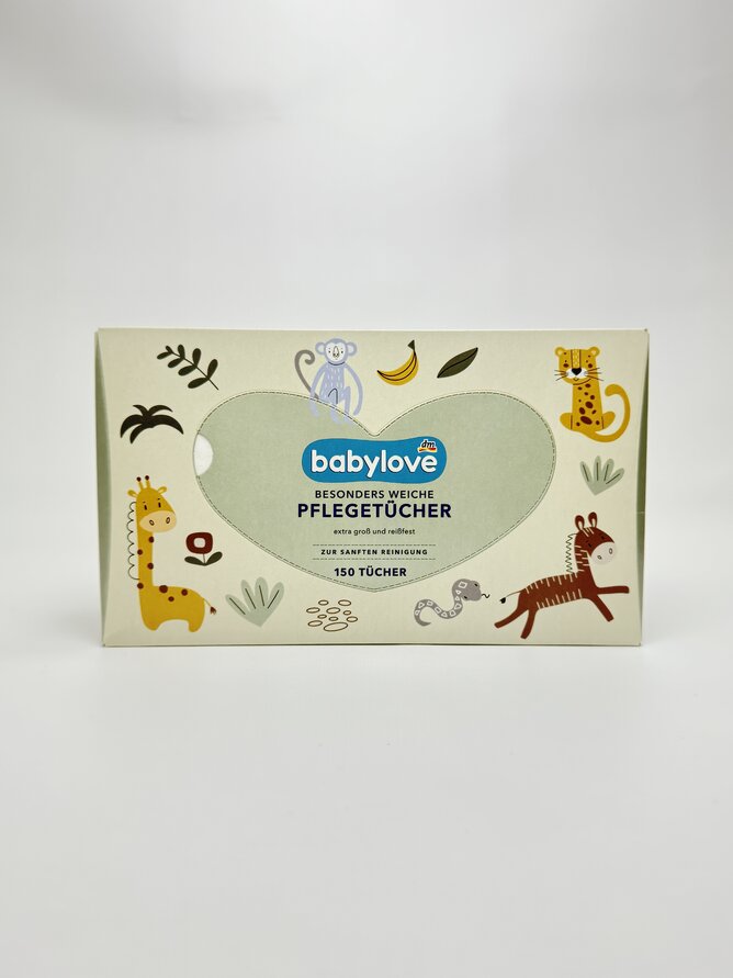 babylove Серветки сухі 150 шт