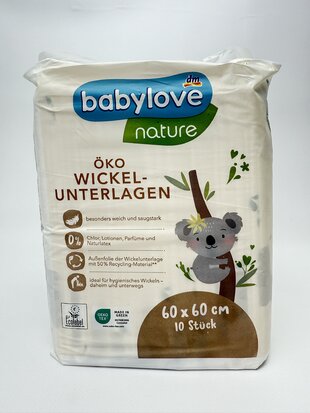 babylove Пеленки nature 60*60 .10 шт