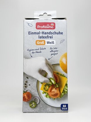 Profissimo Рукавиці Einmal-handschuhe Grob 60шт