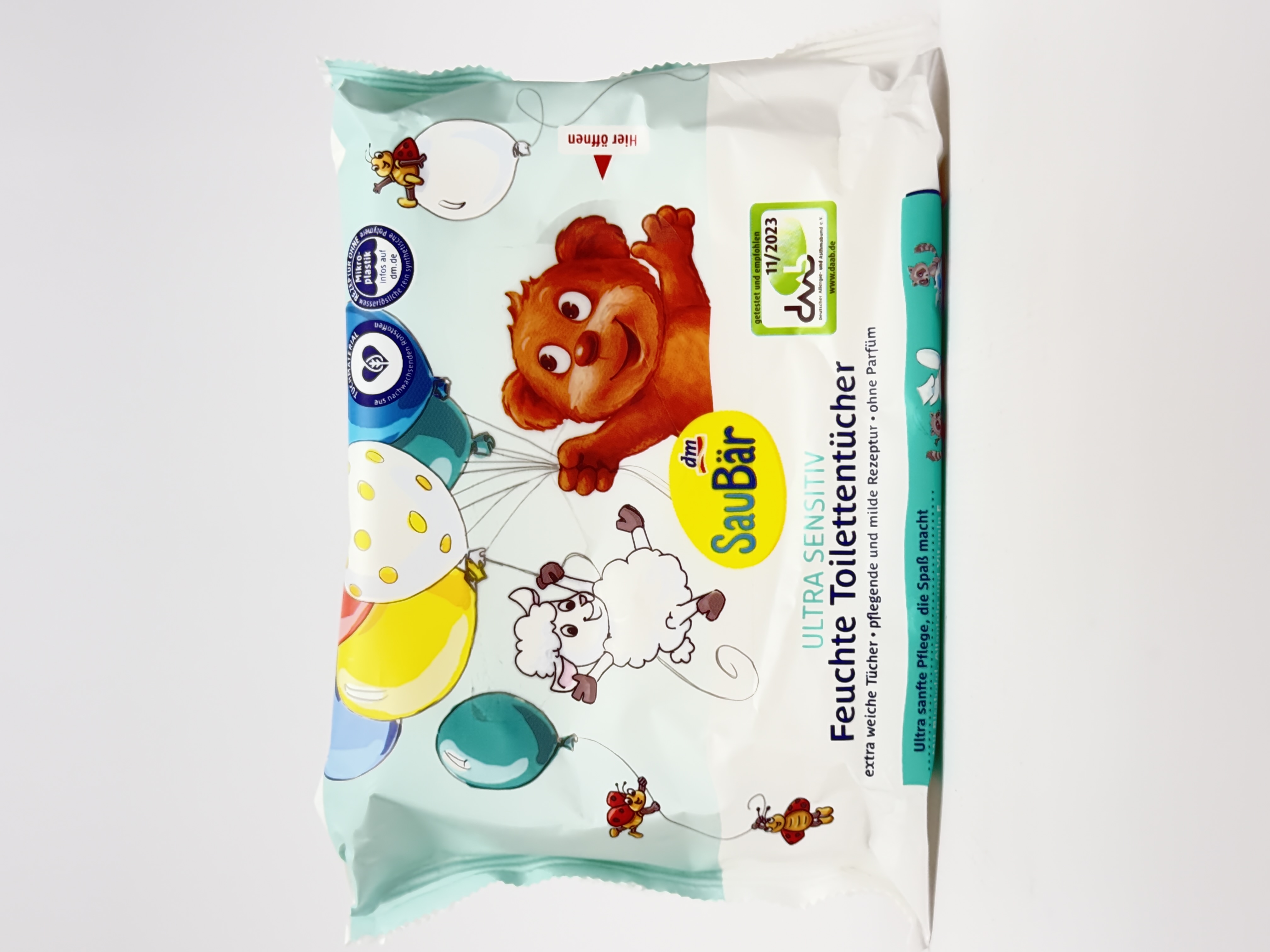 SauBar Вологі туалетні серветки 60шт.