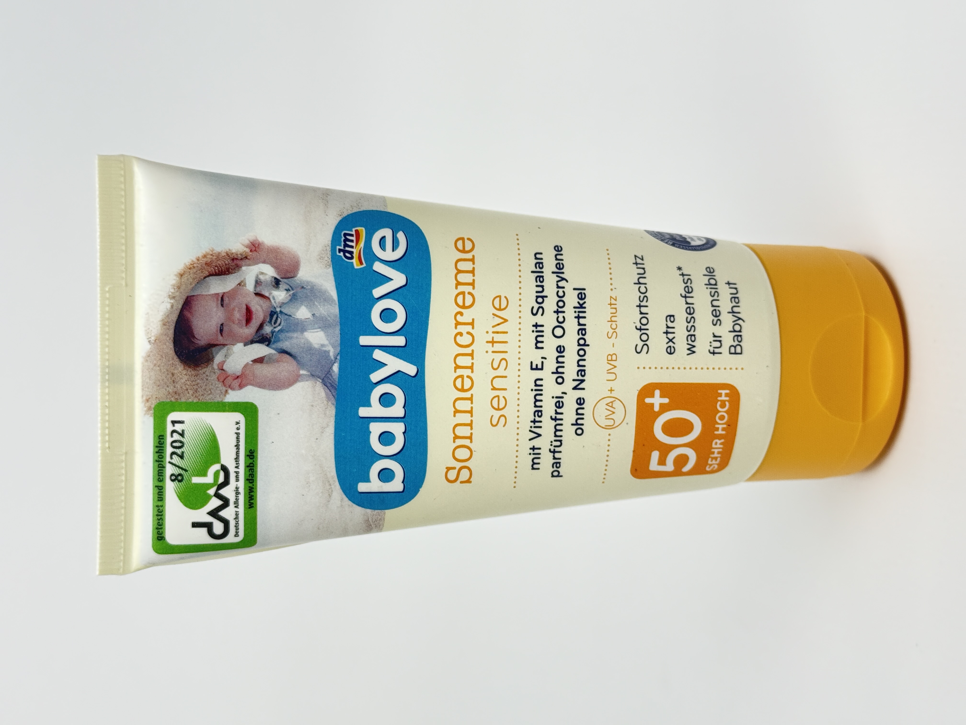 babylove Sonnencreme 50+. 75мл