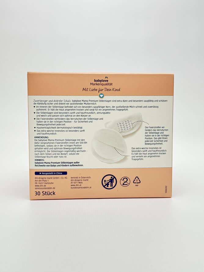 babylove Лактаційні одноразові вкладиші Mama Still enlagen Premium 30шт