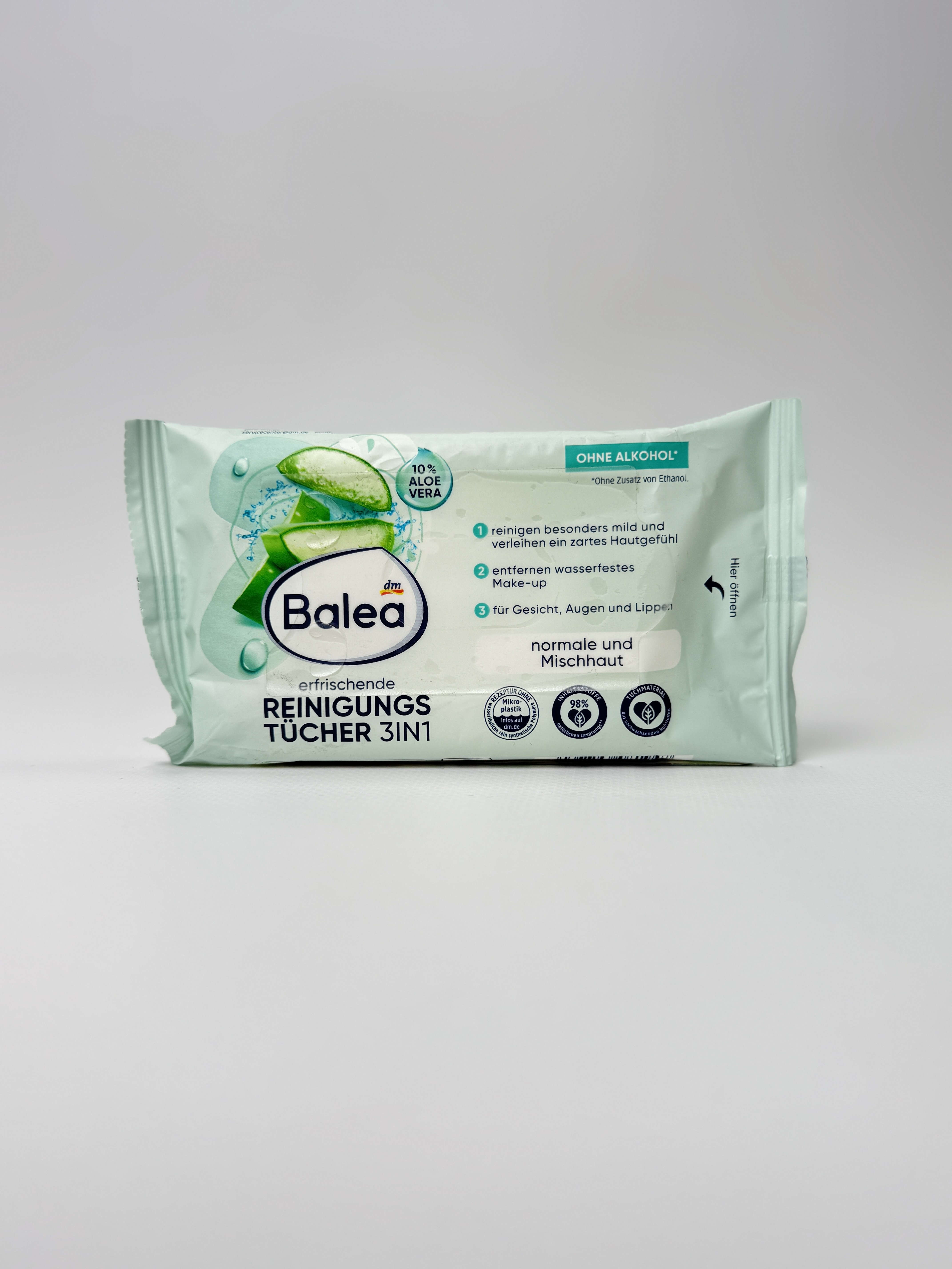 Balea Серветки 3в1 Aloe Vera Reinigungs 10шт