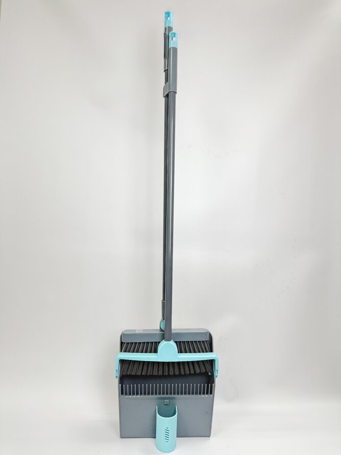 Совок IDEA HOME DS-855 Blue з щіткою 90 см