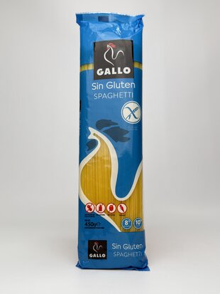 Макаронні вироби Gallo Spaghetti Sin Gluten без глютену 450 г