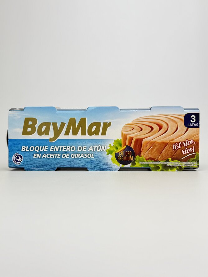 Тунець BayMar в соняшниковій олії 3*80 г