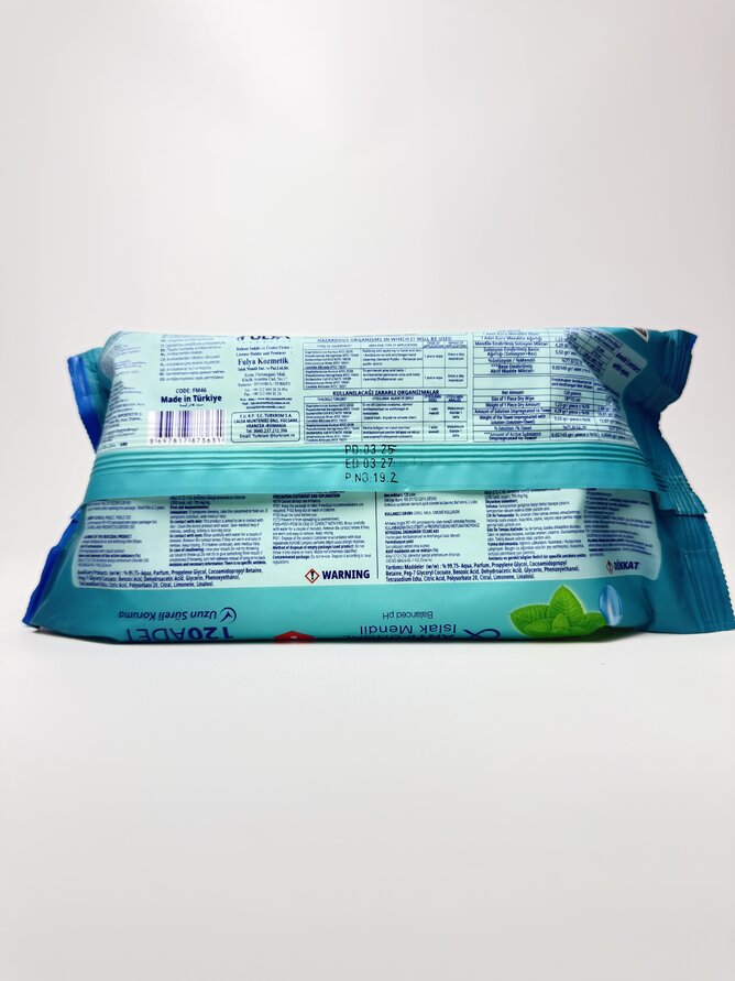 Freshmaker Серветки вологі Antibacterial (Lemon/Lime). 120шт.