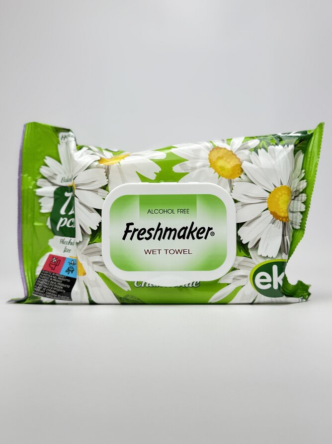 Freshmaker Серветки вологі Eko Flower. 72шт.