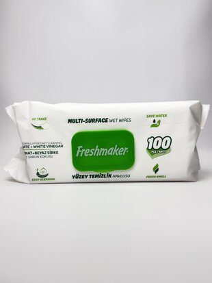 Freshmaker Серветки для побутового прибирання Multi-Surface. Green (100шт.)