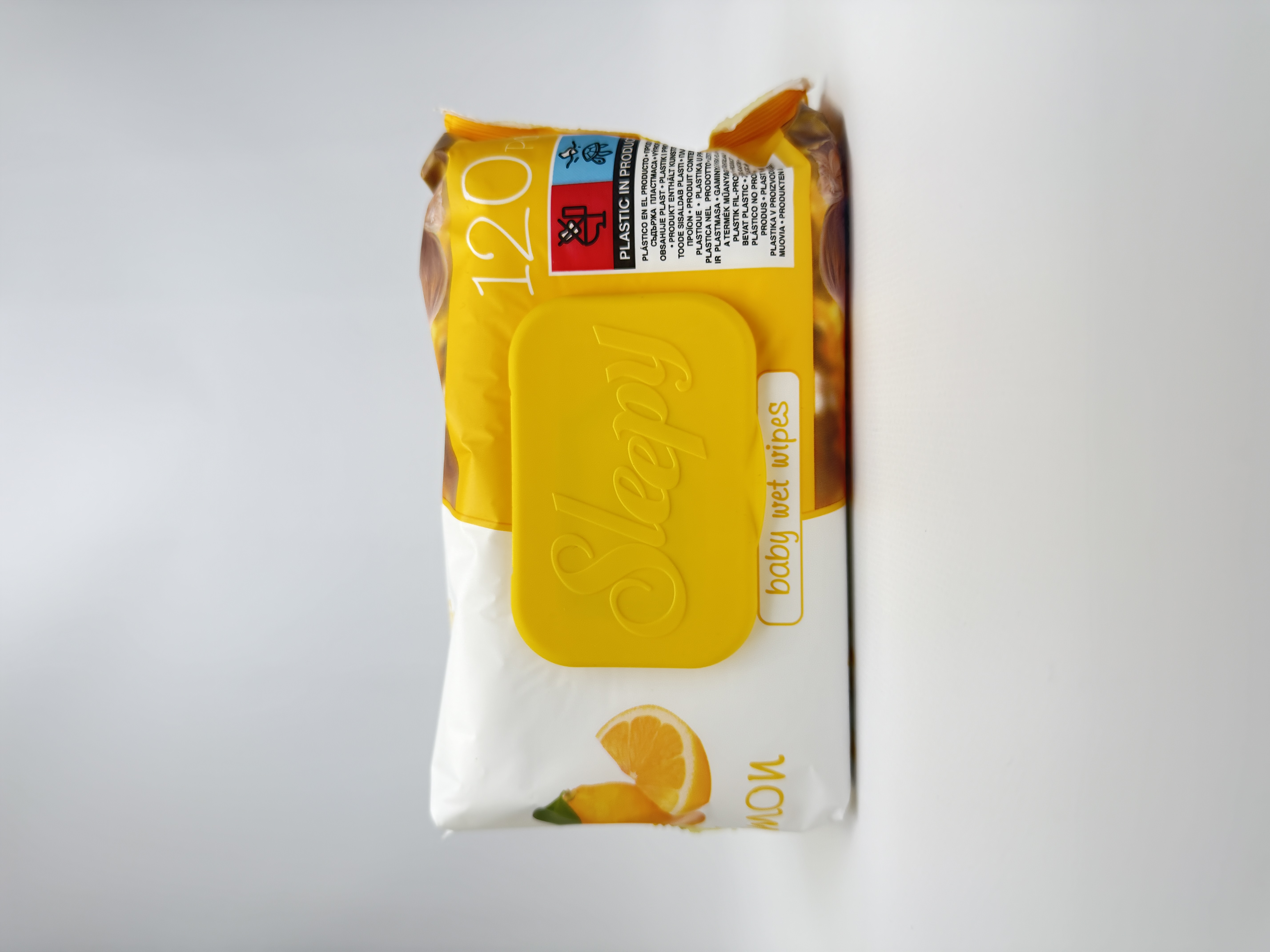 Sleepy Серветки вологі Lemon. 120шт.