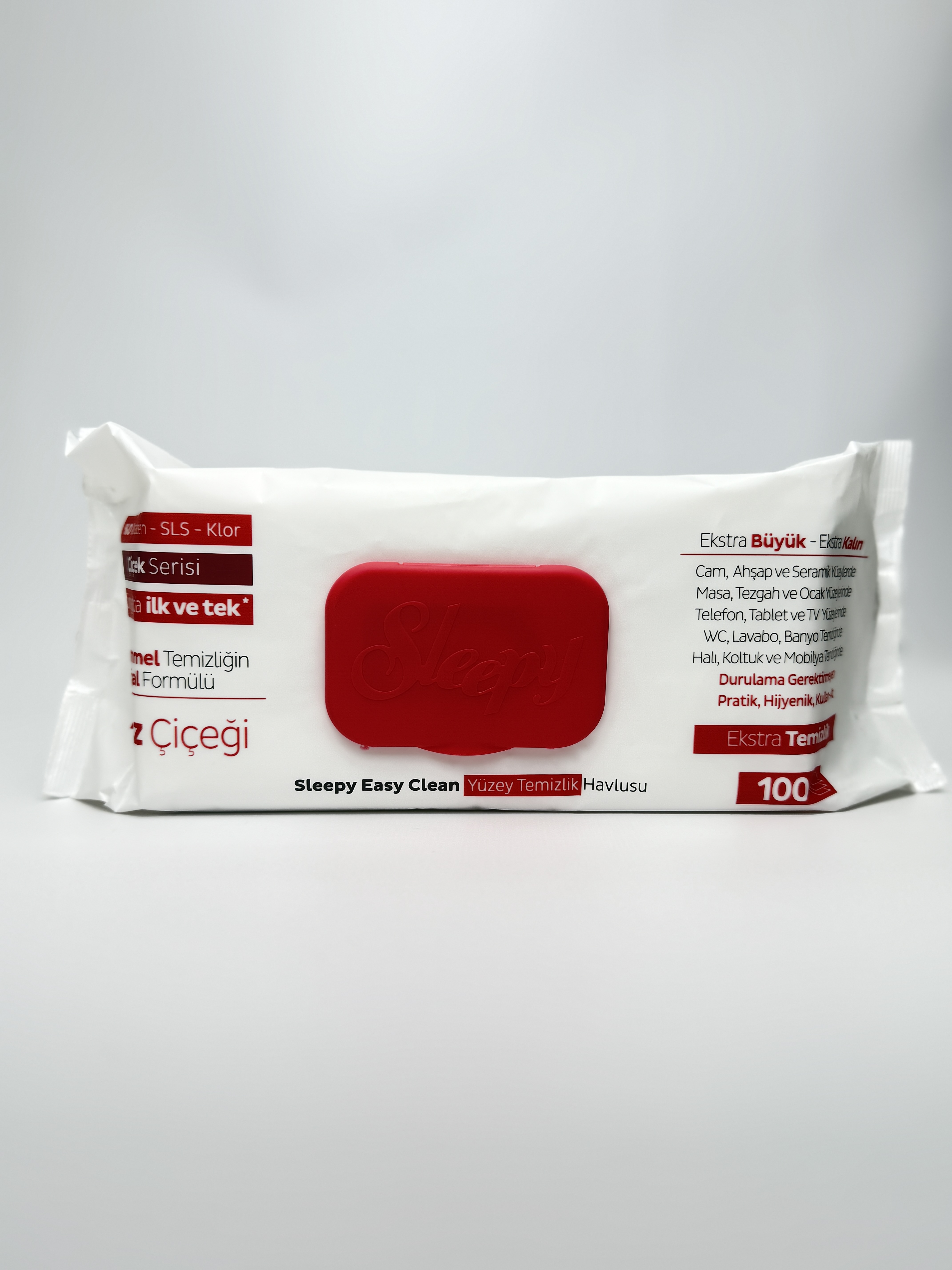 Sleepy Серветки для побутового прибирання Easy Clean Cherry (100 шт в упаковці) -