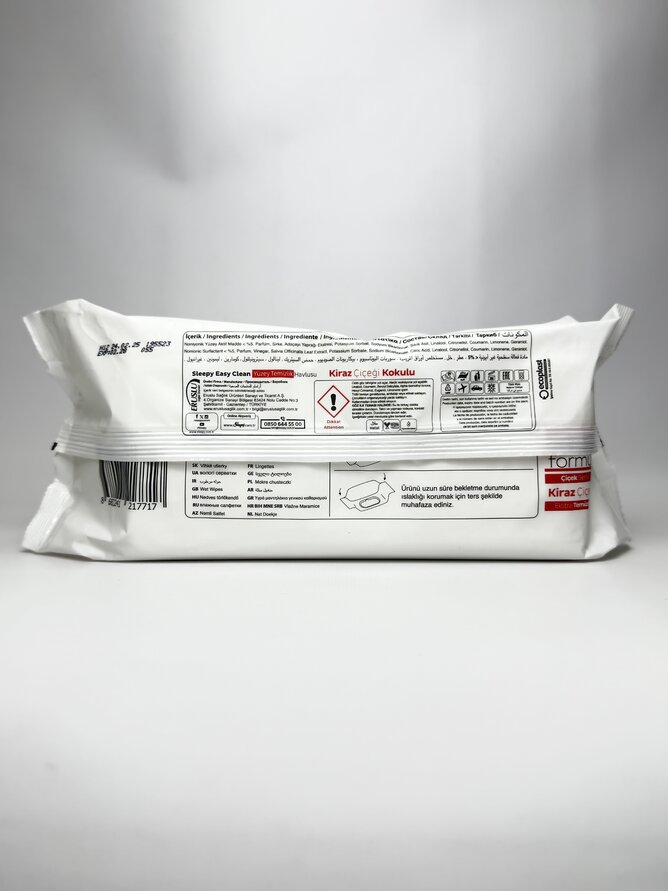 Sleepy Серветки для побутового прибирання Easy Clean Cherry (100 шт в упаковці) -