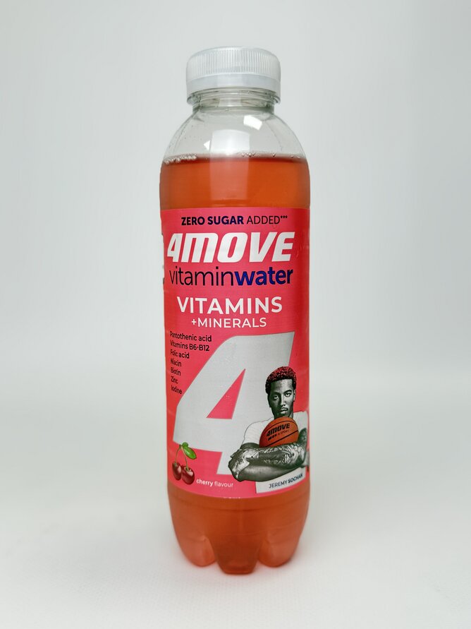 4MOVE Напій Vitamin water & Minerals Cherry - 556 ml