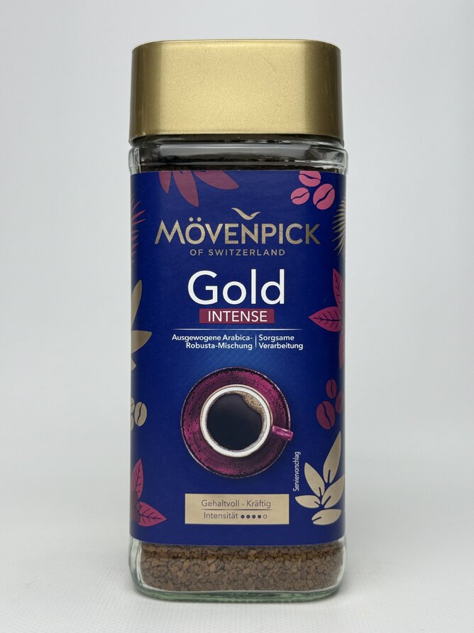 Movenpick Кава розчинна Gold Intenso - 200 g / 6 шт/ящ