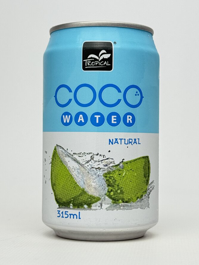 Tropical Напій Coco Water Natural (Кокосова вода) - 315 ml / 24 шт/ящ
