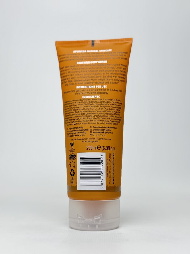 Urban Veda - Body Scrub Soothing /6/18