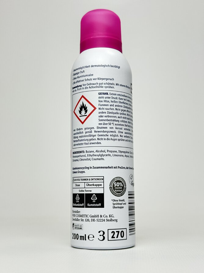 Cien - Deodorant Дезодорант 24h Fresh Pink 200ml