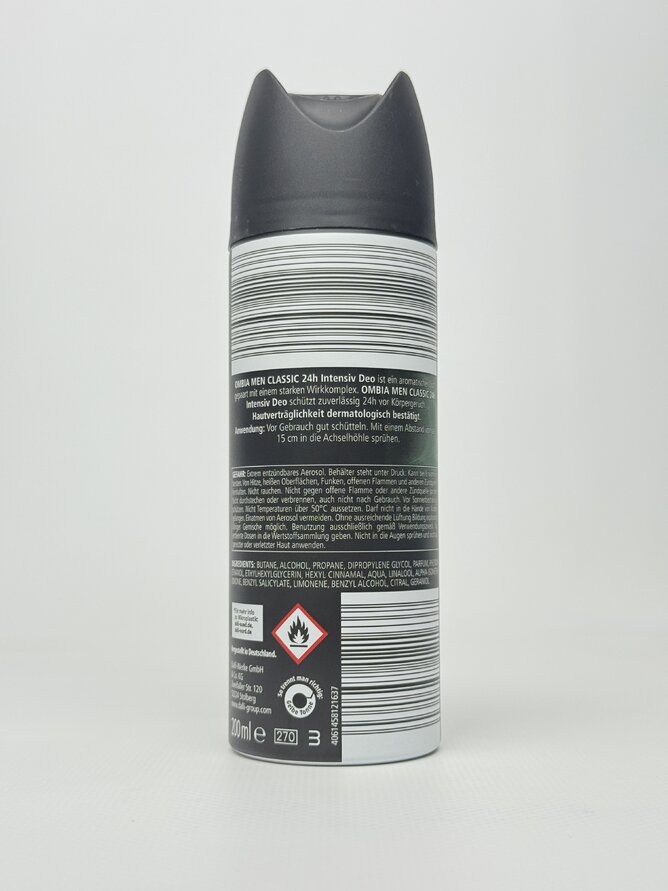 Ombia - Man Deodorant Дезодорант 24h Classic 200ml