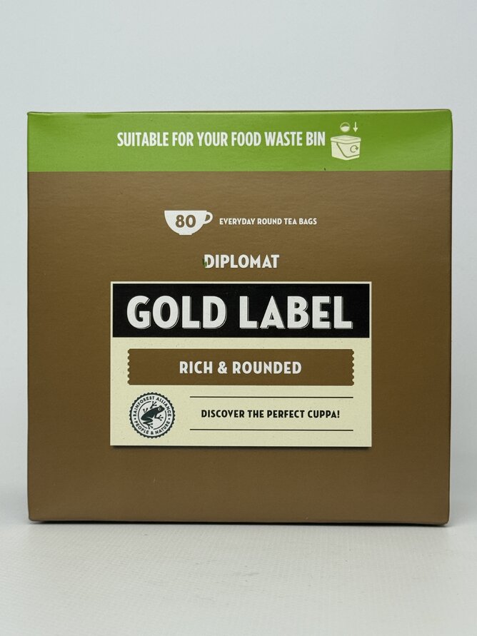 Чай Diplomat Gold Label 80st 250g /