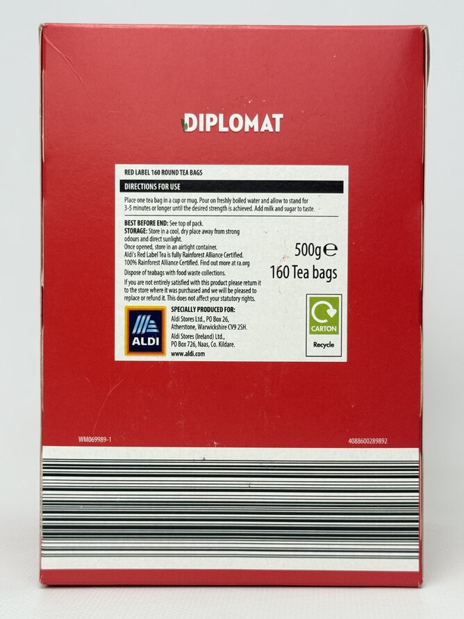Чай Diplomat Red Label 160st 500g /