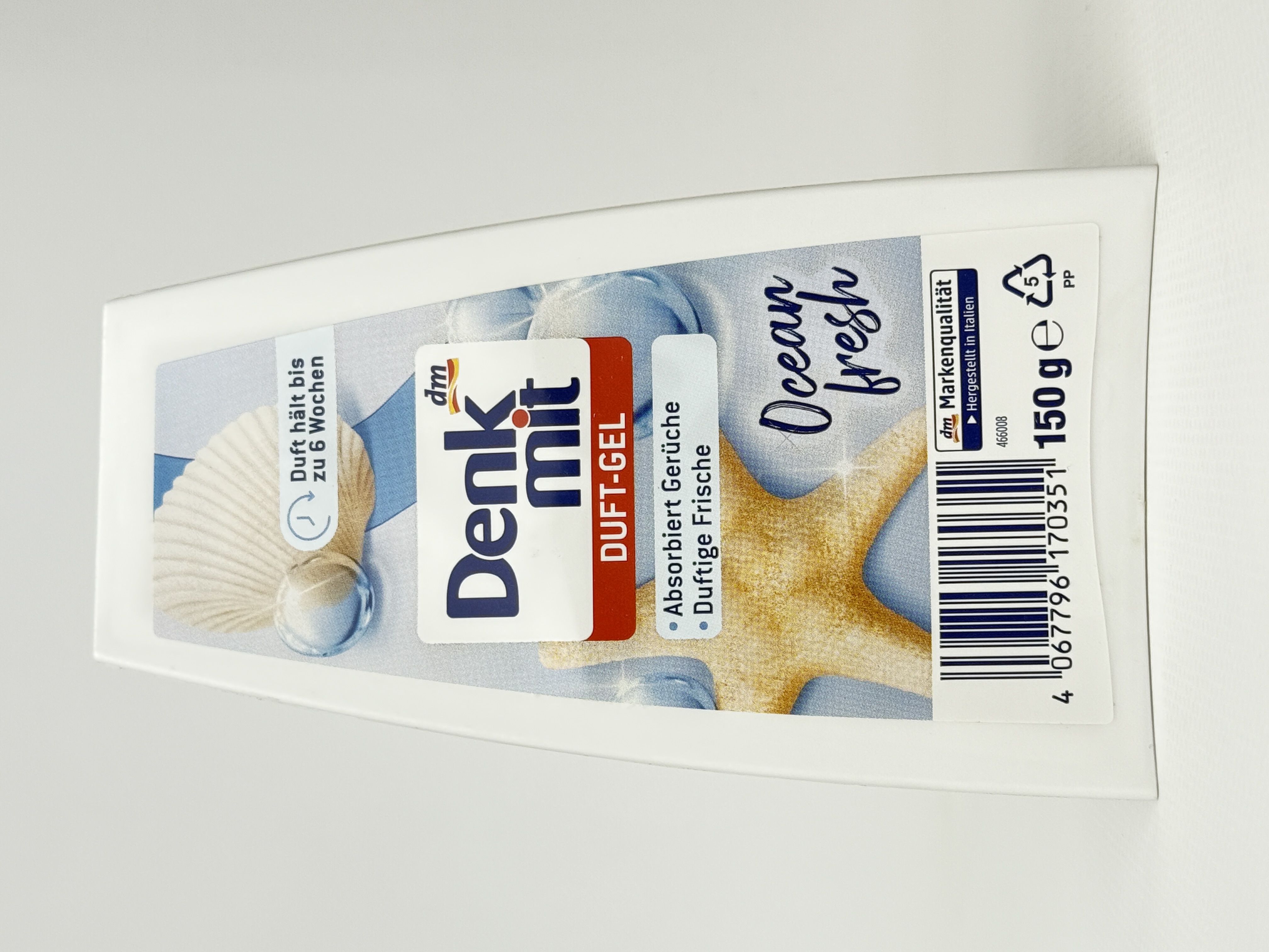Denk Mit - Освіжувач повітря Air Freshener Gel Ocean Fresh 150g