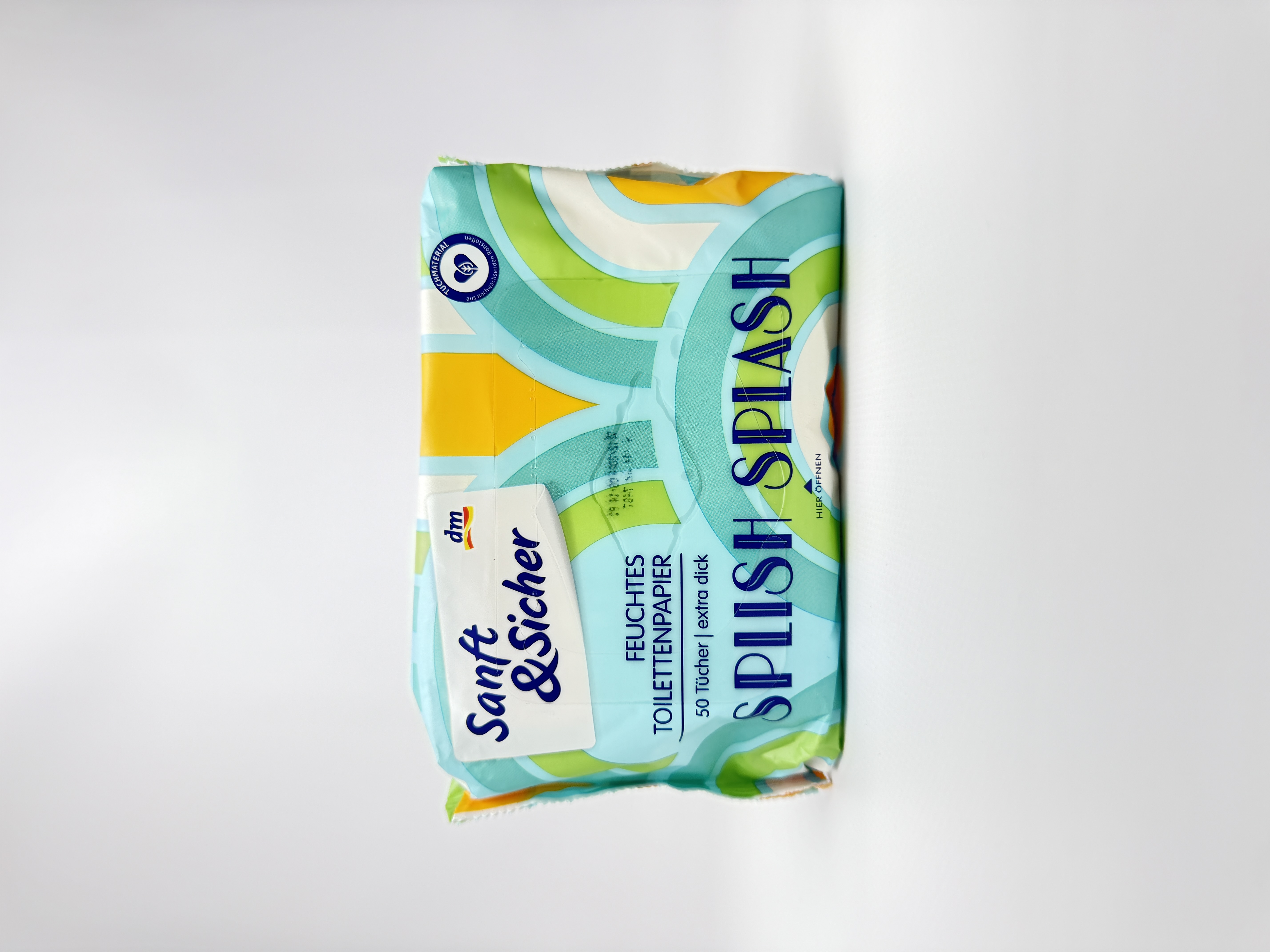 Sanft&Sicher Вологий туалетний папір Splish Splash 50шт