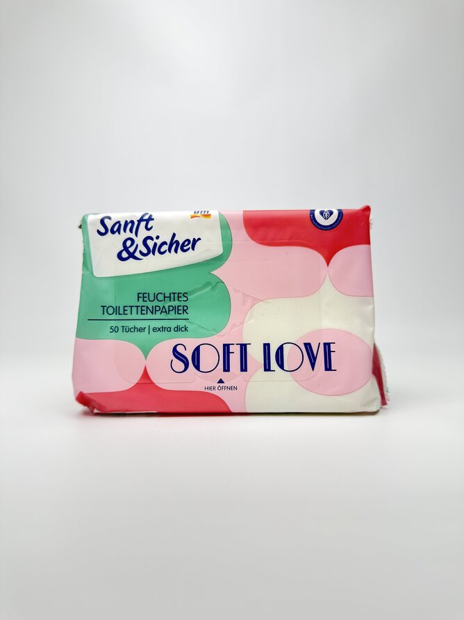 Sanft&Sicher Вологий туалетний папір Soft Love 50шт