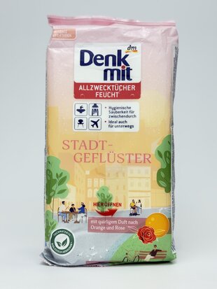 Denk Mit серветки вологі універсал. Orange und Rose 50 шт.