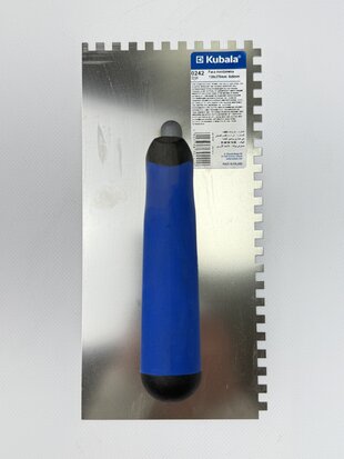 Терка KUBALA з нержавіючої сталі зуб 6х6 130*270мм. двухк. ручка