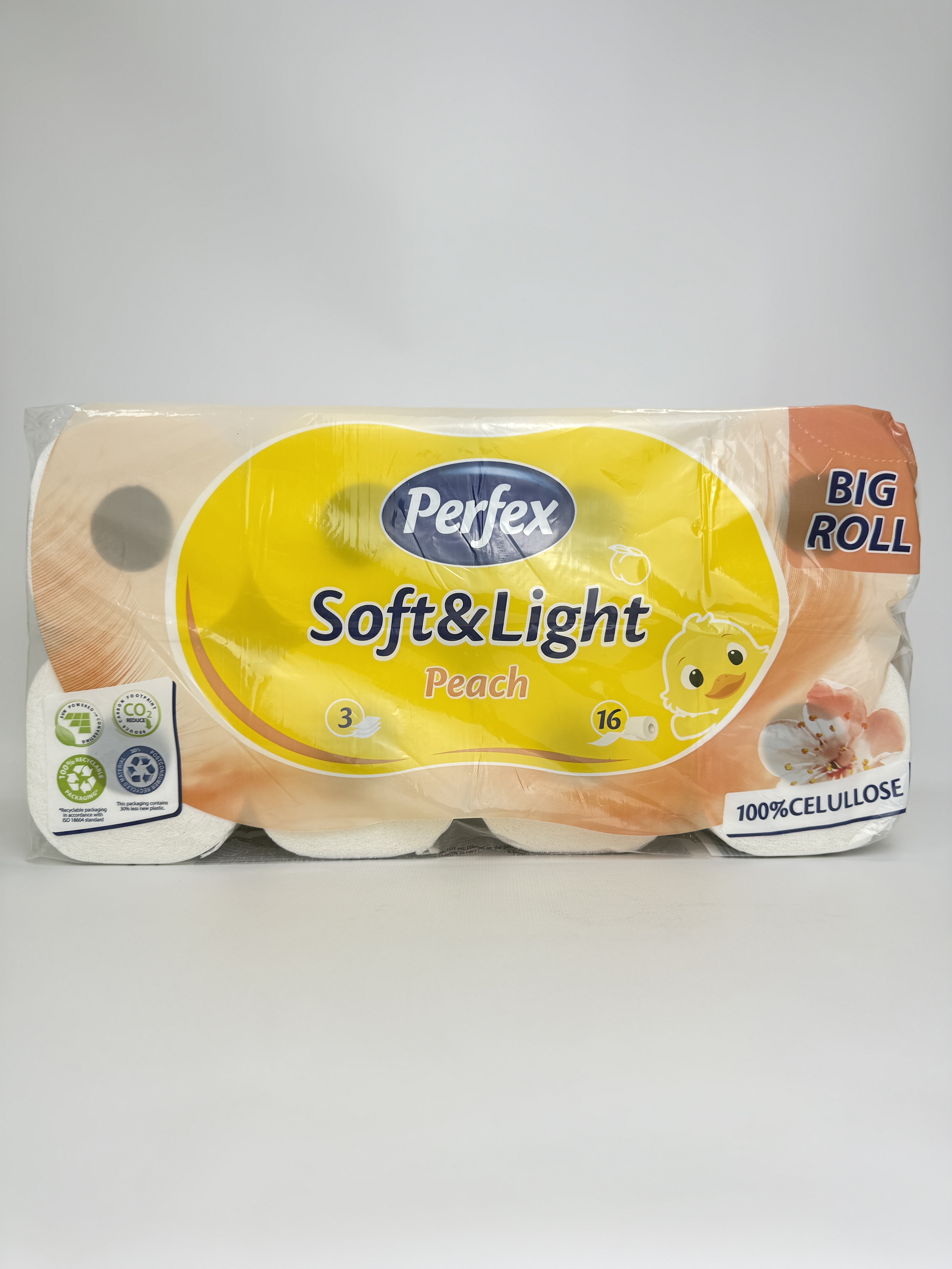 Туалетний папір PERFEX Soft & Light 16шт (3сл) Peach