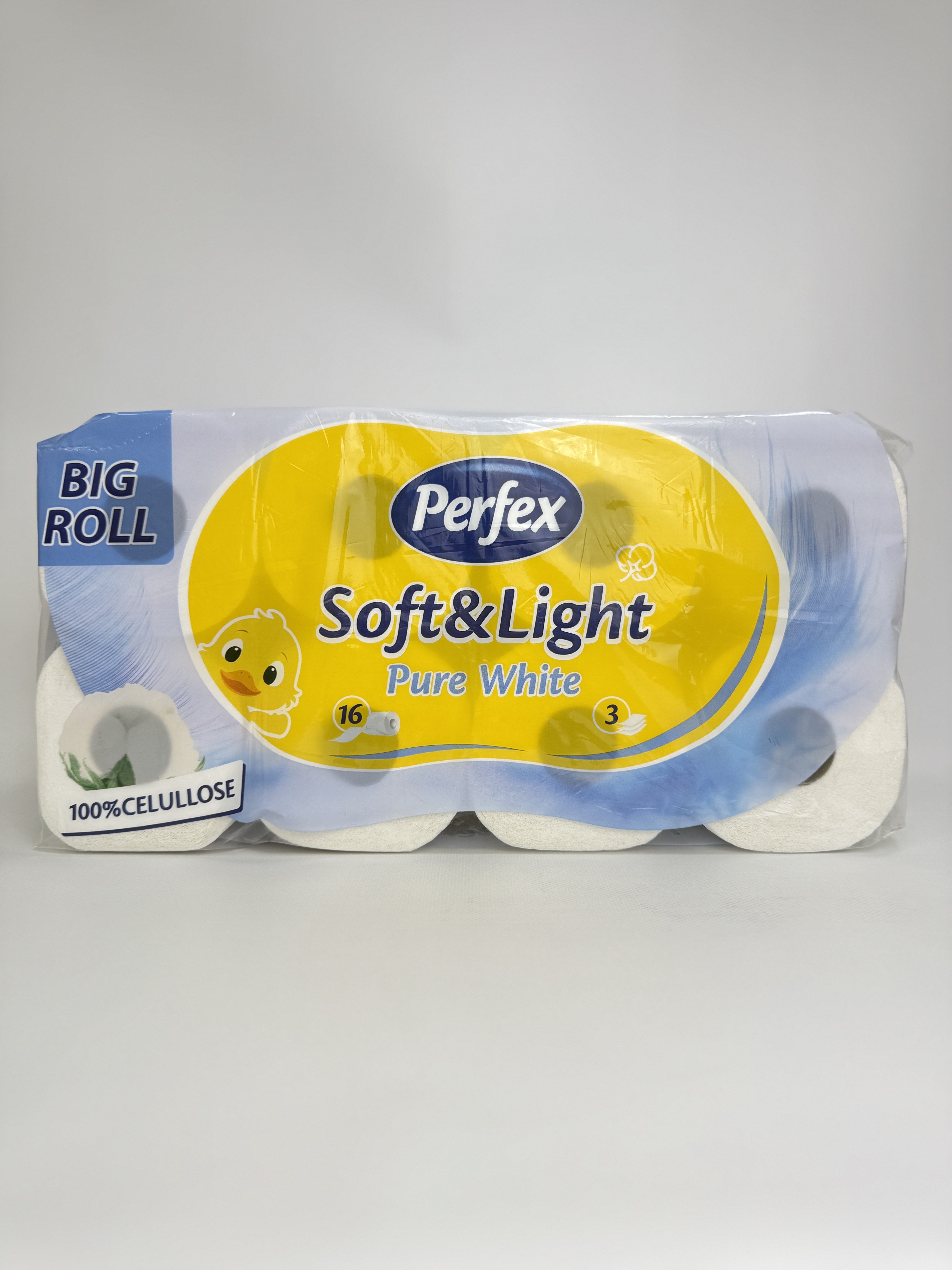 Туалетний папір PERFEX Soft & Light 16шт (3сл) Pure White