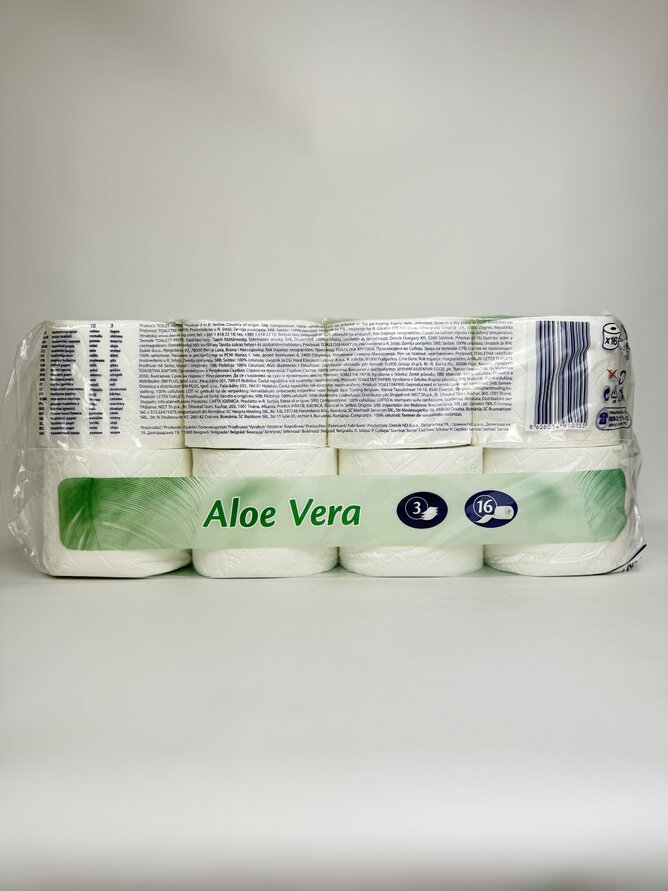 Туалетний папір PERFEX Soft & Light 16шт (3сл) Aloe Vera
