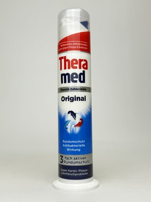 Зубна паста THERA MED Original 100ml (помпа) синя