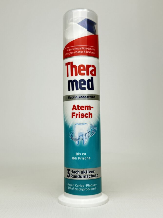 Зубна паста THERA MED Atem-Frisch 100ml (помпа) зелена
