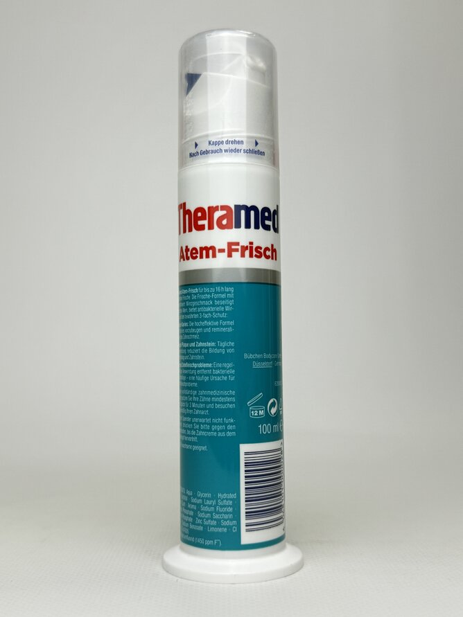 Зубна паста THERA MED Atem-Frisch 100ml (помпа) зелена