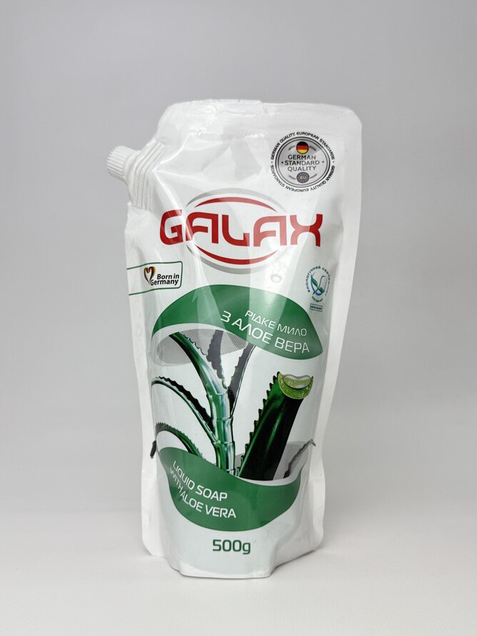 GALAX Рідке мило з алоє вера 500г (DOYPACK)