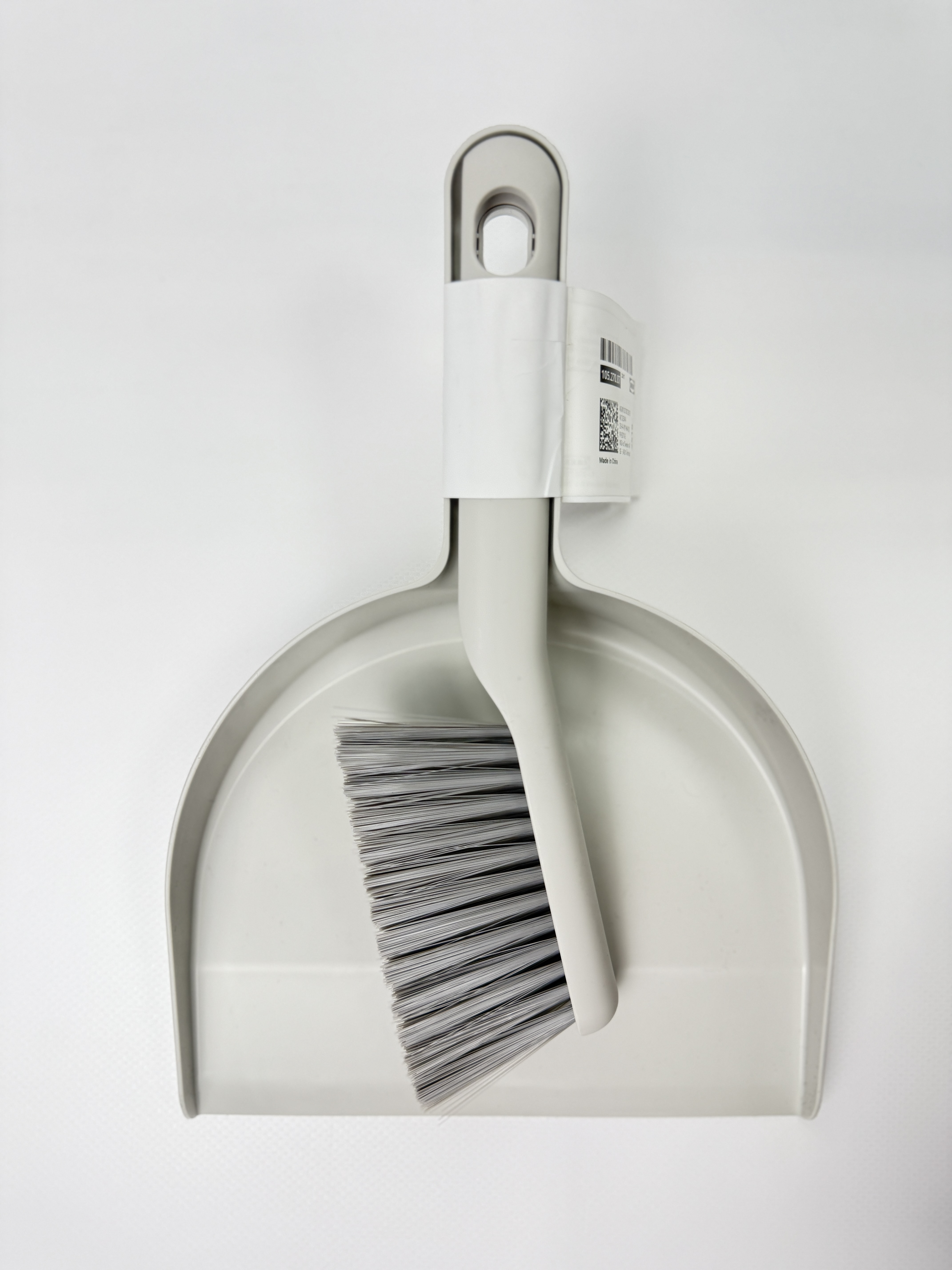 Совок з щіткою IKEA сірий