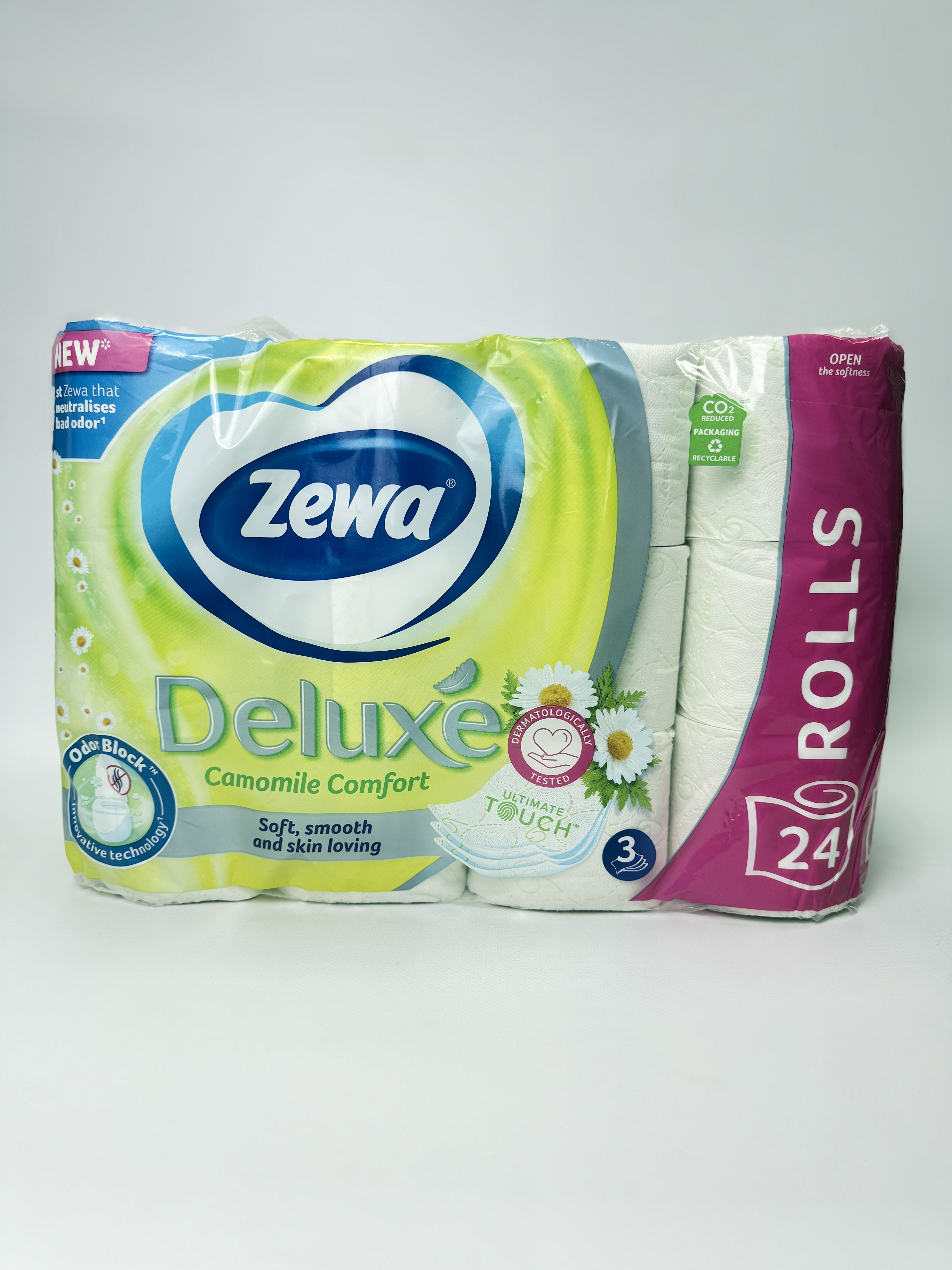 Zewa Deluxе туалетний папір 3-х ш. 24 рул. Ромашка