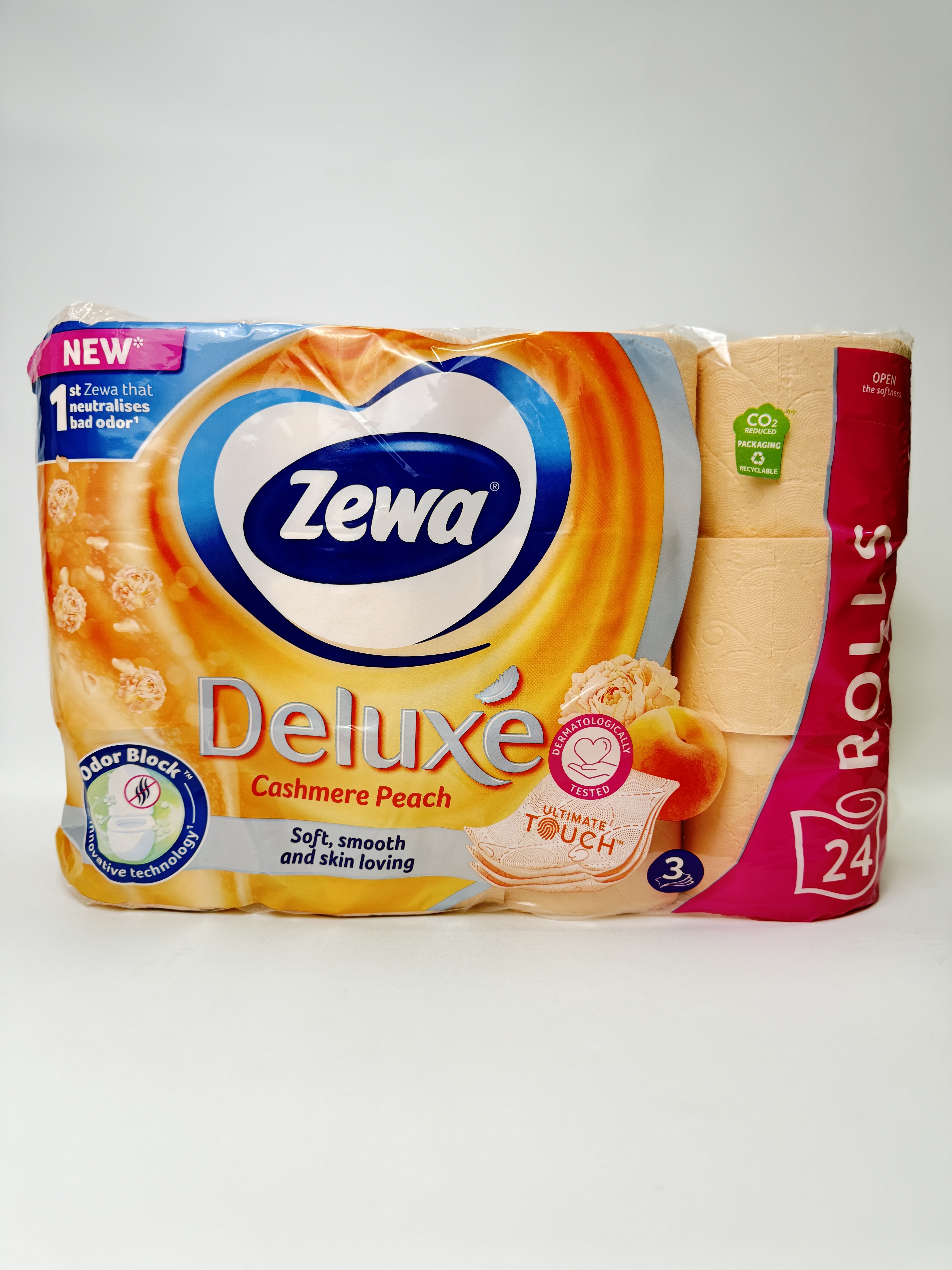 Zewa Deluxе туалетний папір 3-х ш. 24 рул. Персик