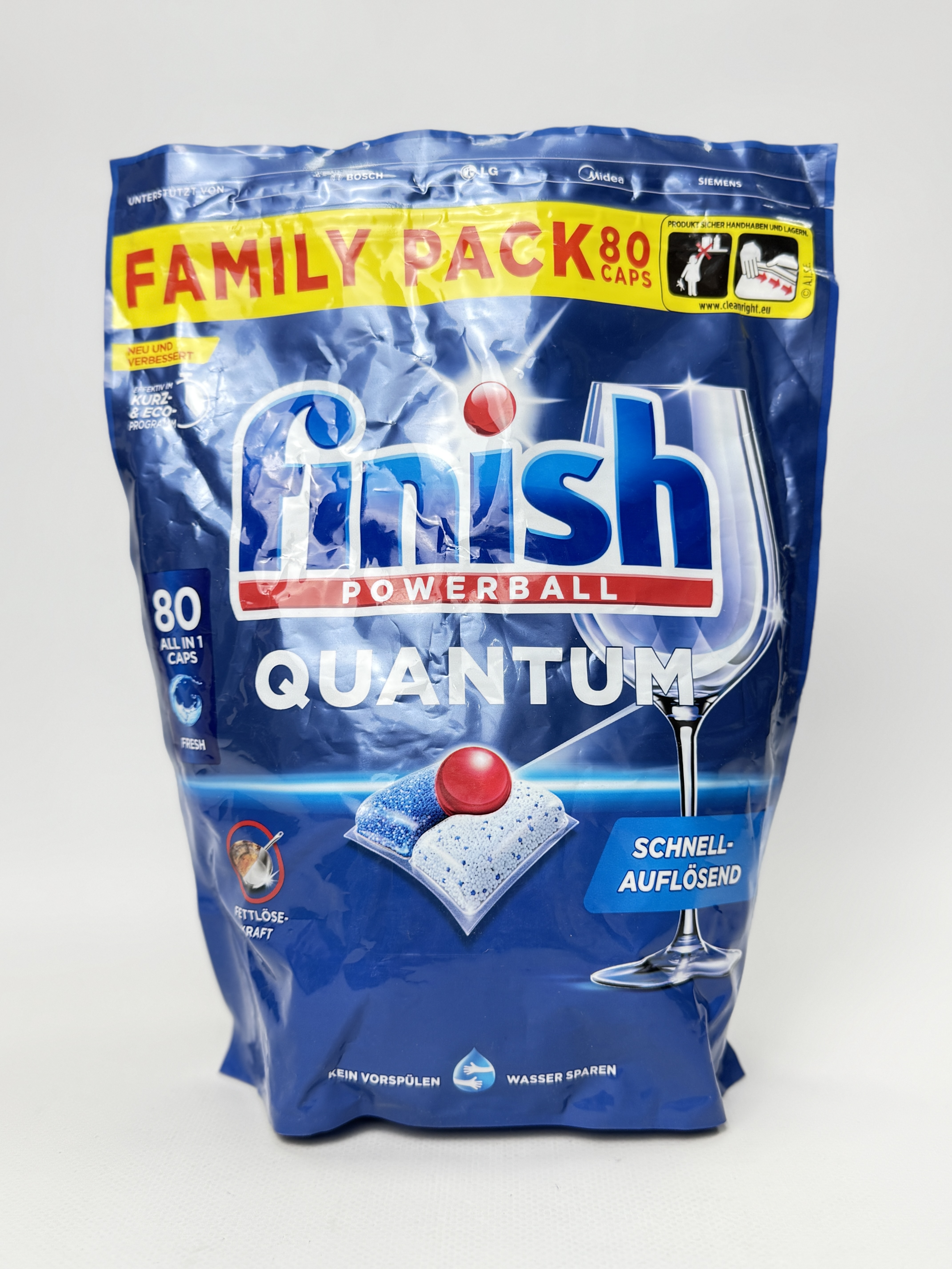 Finish Капсули д/посудом. машини Quantum Fresh. 80-Caps - 832 g