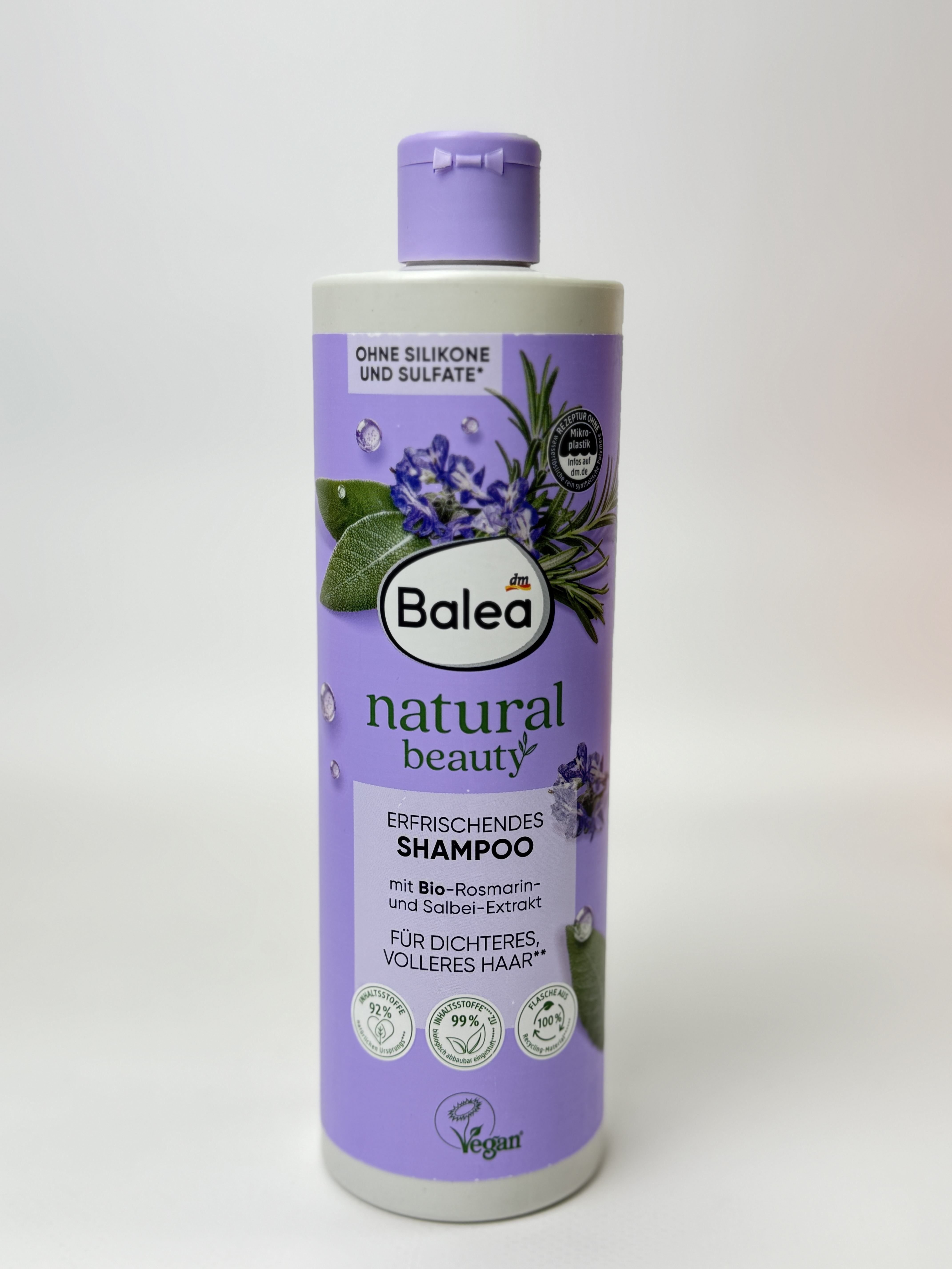 Balea Шампунь Natural Beauty Erfrischende Krauter - 400 ml