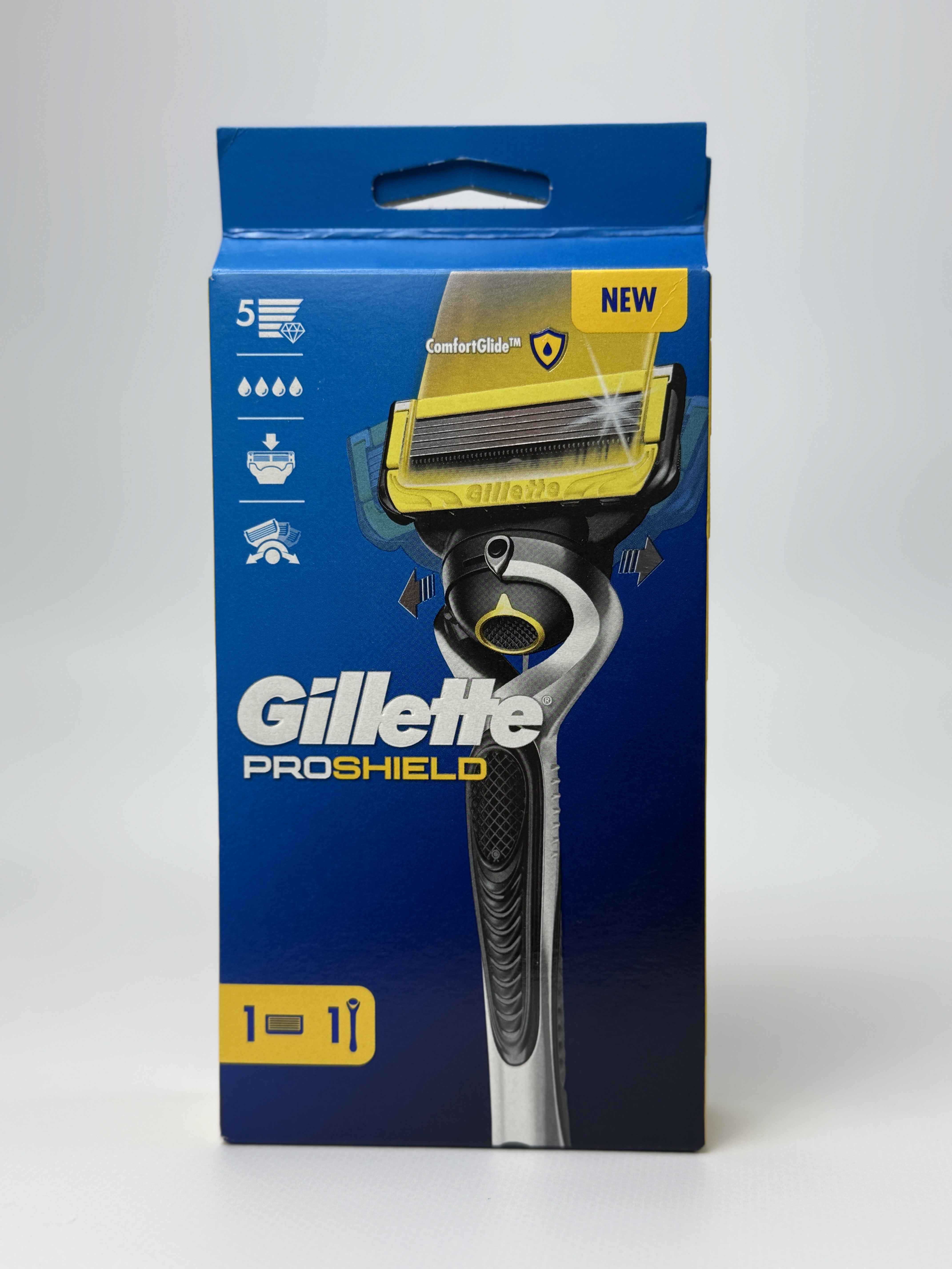 Gillette Станок для гоління Proshield 5 лез (1станок+ 1шт.)
