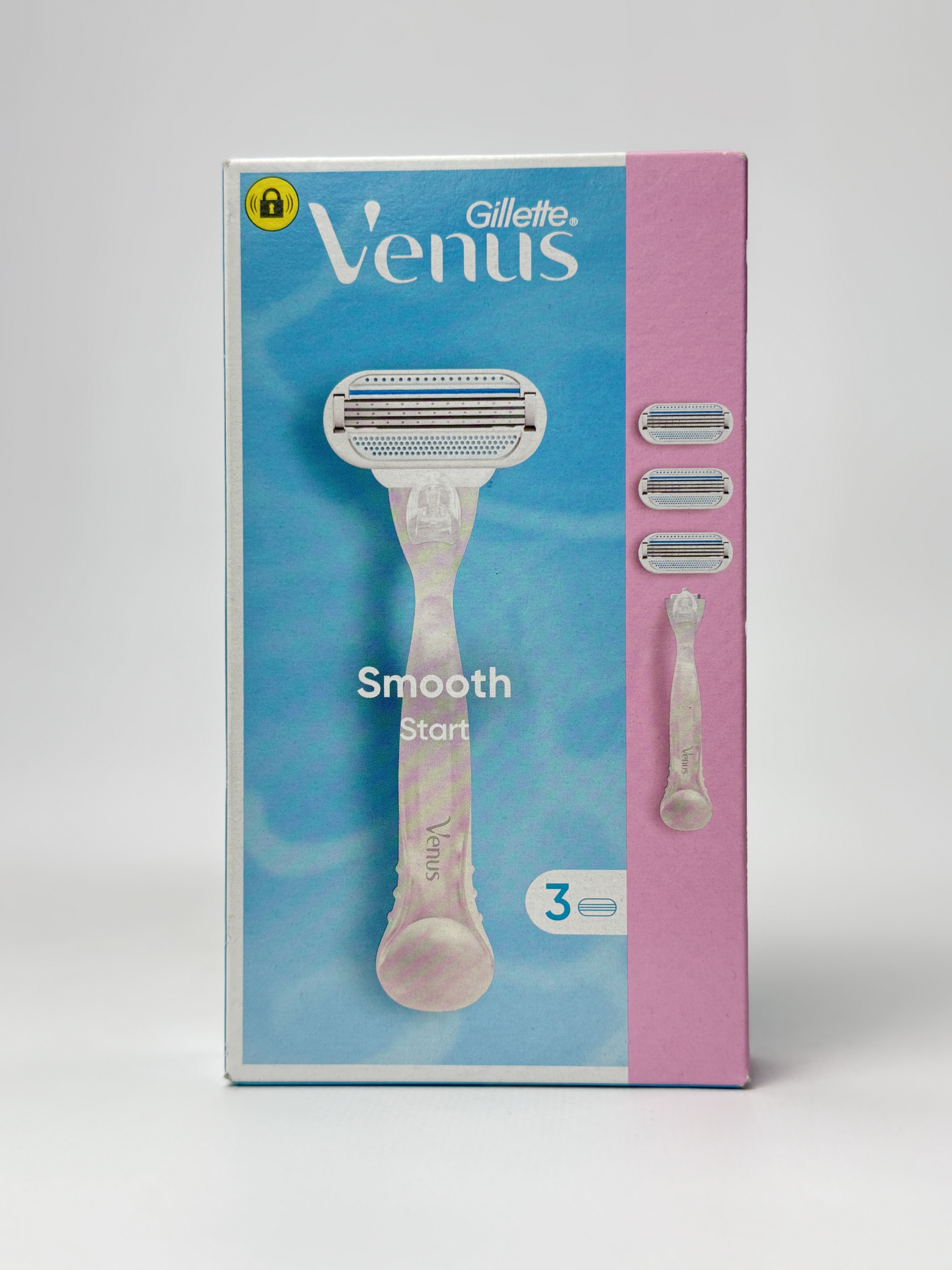 Gillette Venus Станок для гоління + змінні касети Smooth Start 3 леза (1ст.+3шт.) - 1 шт/ящ