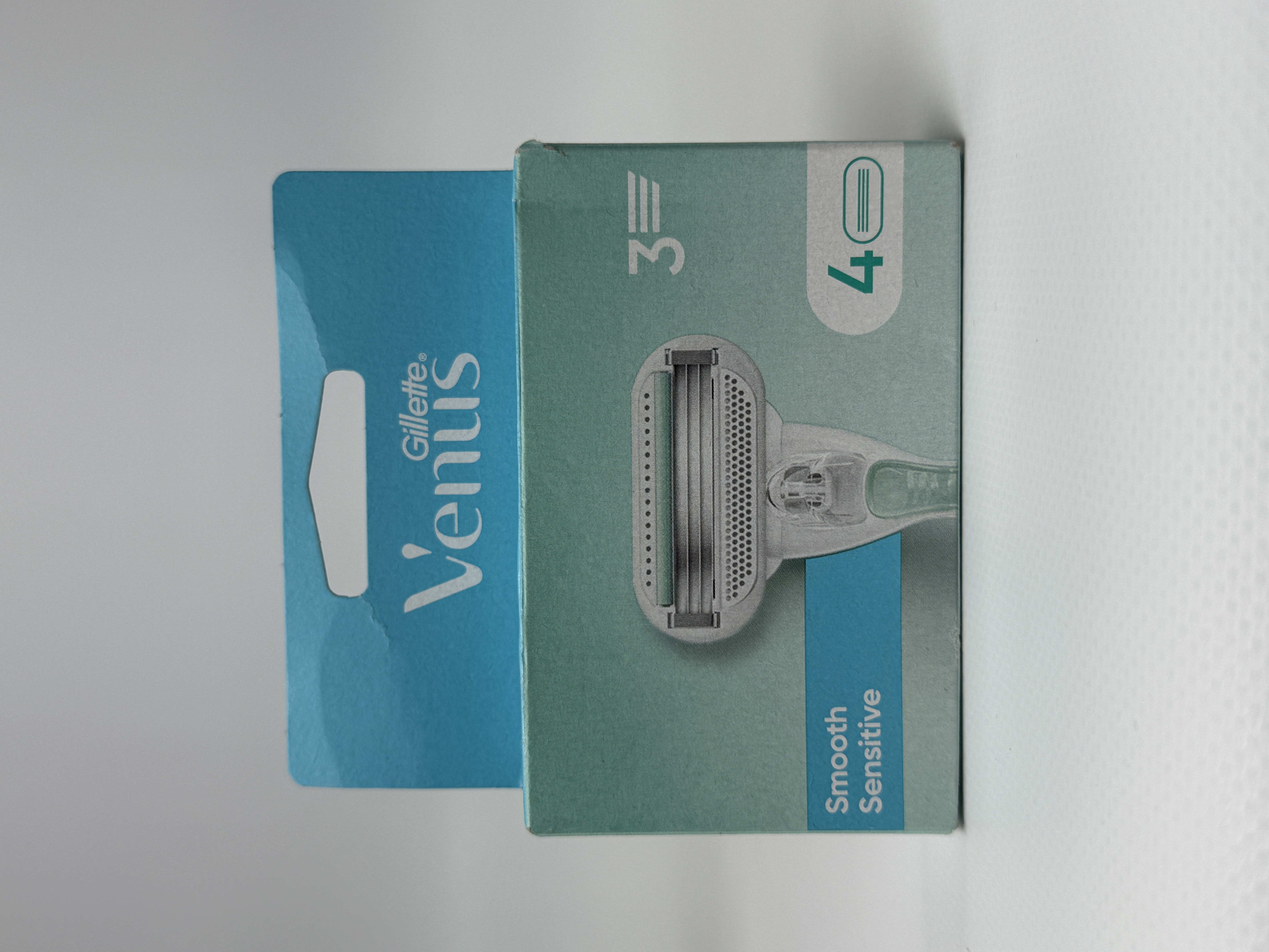 Gillette Venus Змінні касети для гоління Smooth Sensitive 3 леза (4 шт.)