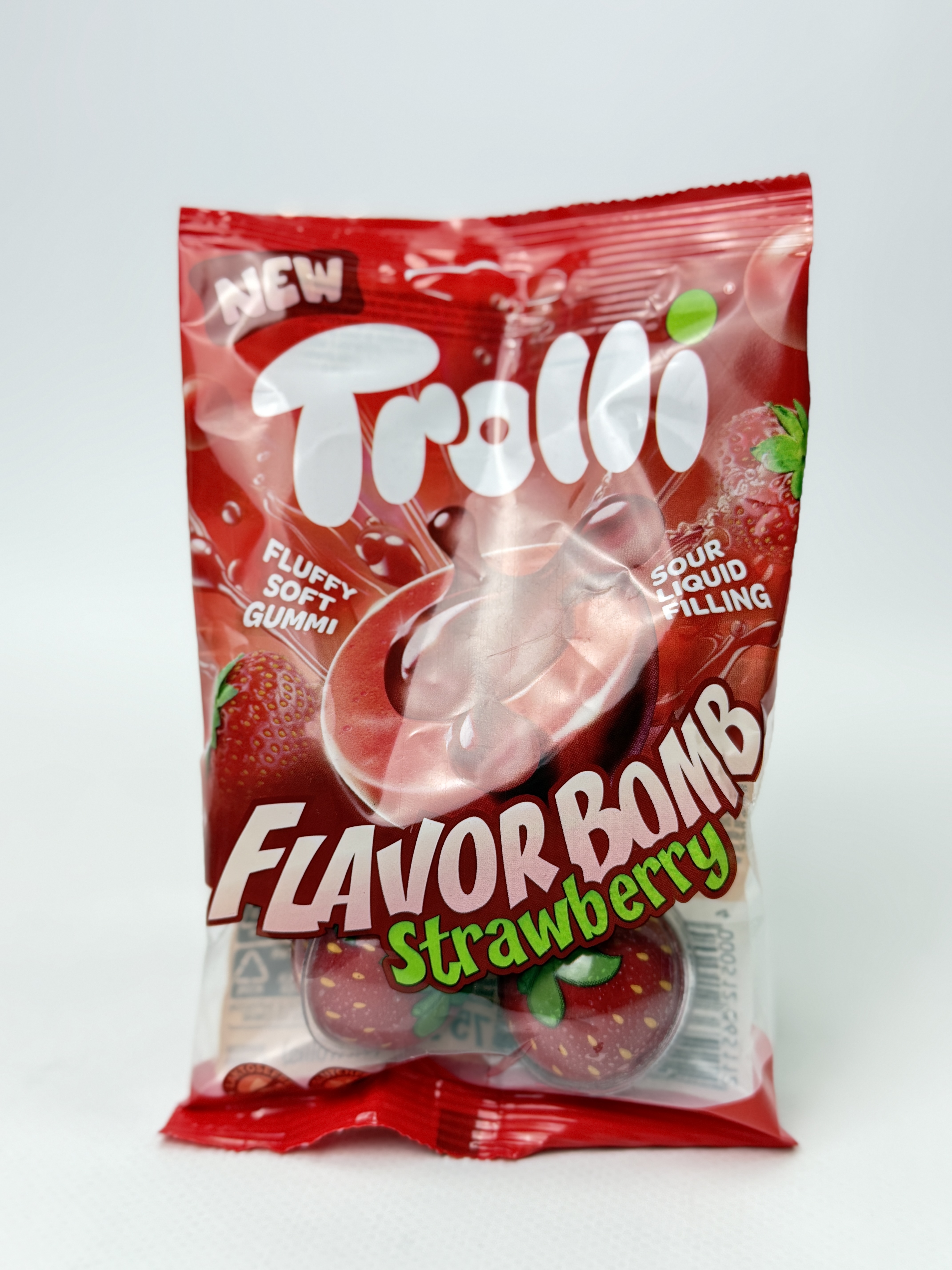 Trolli Цукерки желейні Flavor Bomb Strawberry - 75 g/ 21 шт/ящ