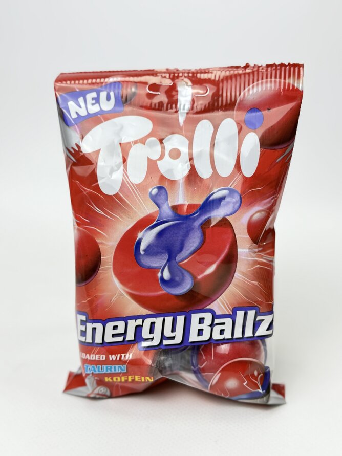 Trolli Цукерки желейні Energy Ballz - 75 g / 21 шт/ящ