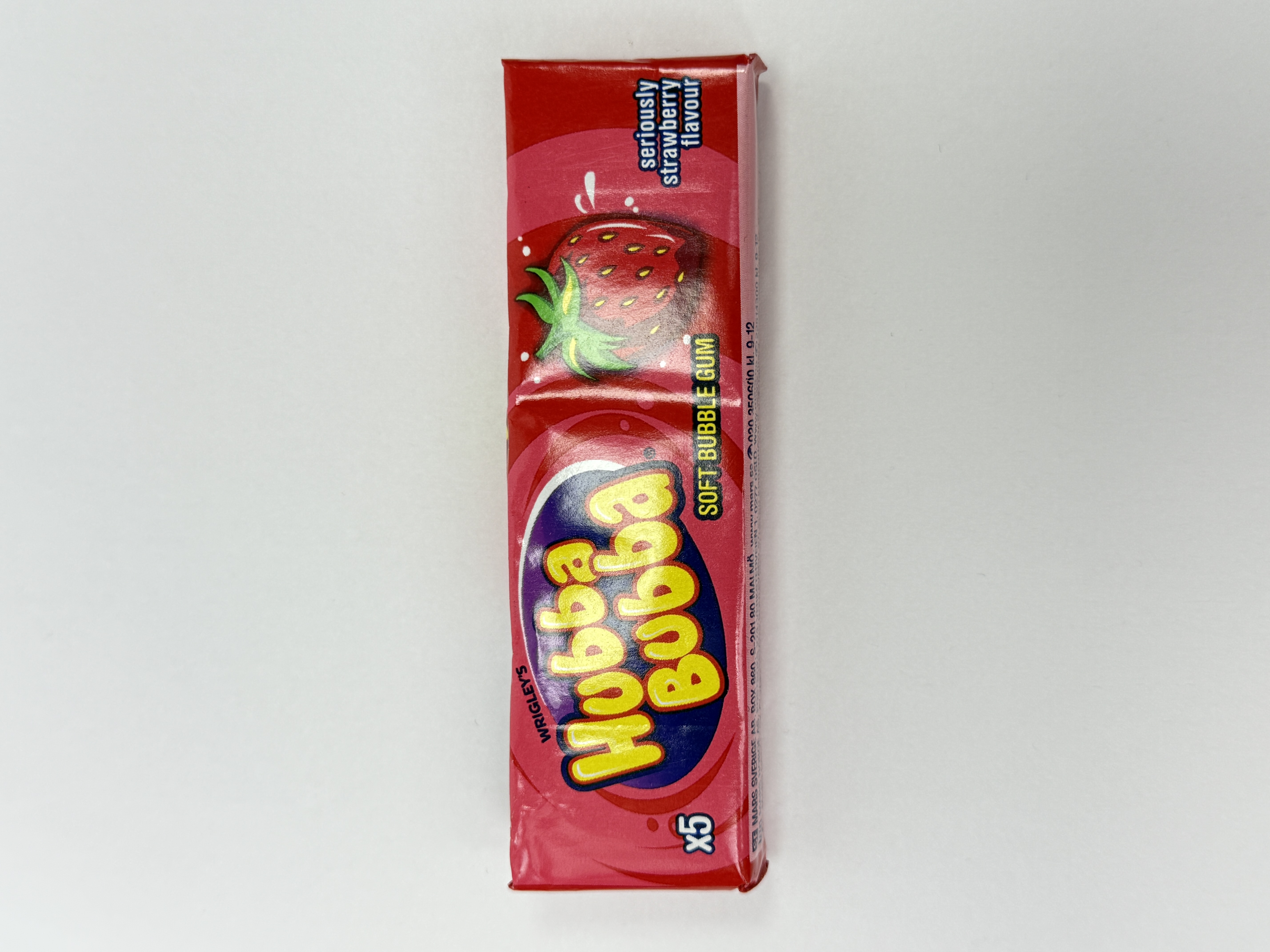 Hubba Bubba Жувальні Гумки Полуниця (20 шт) - 35 g / 360 шт/ящ