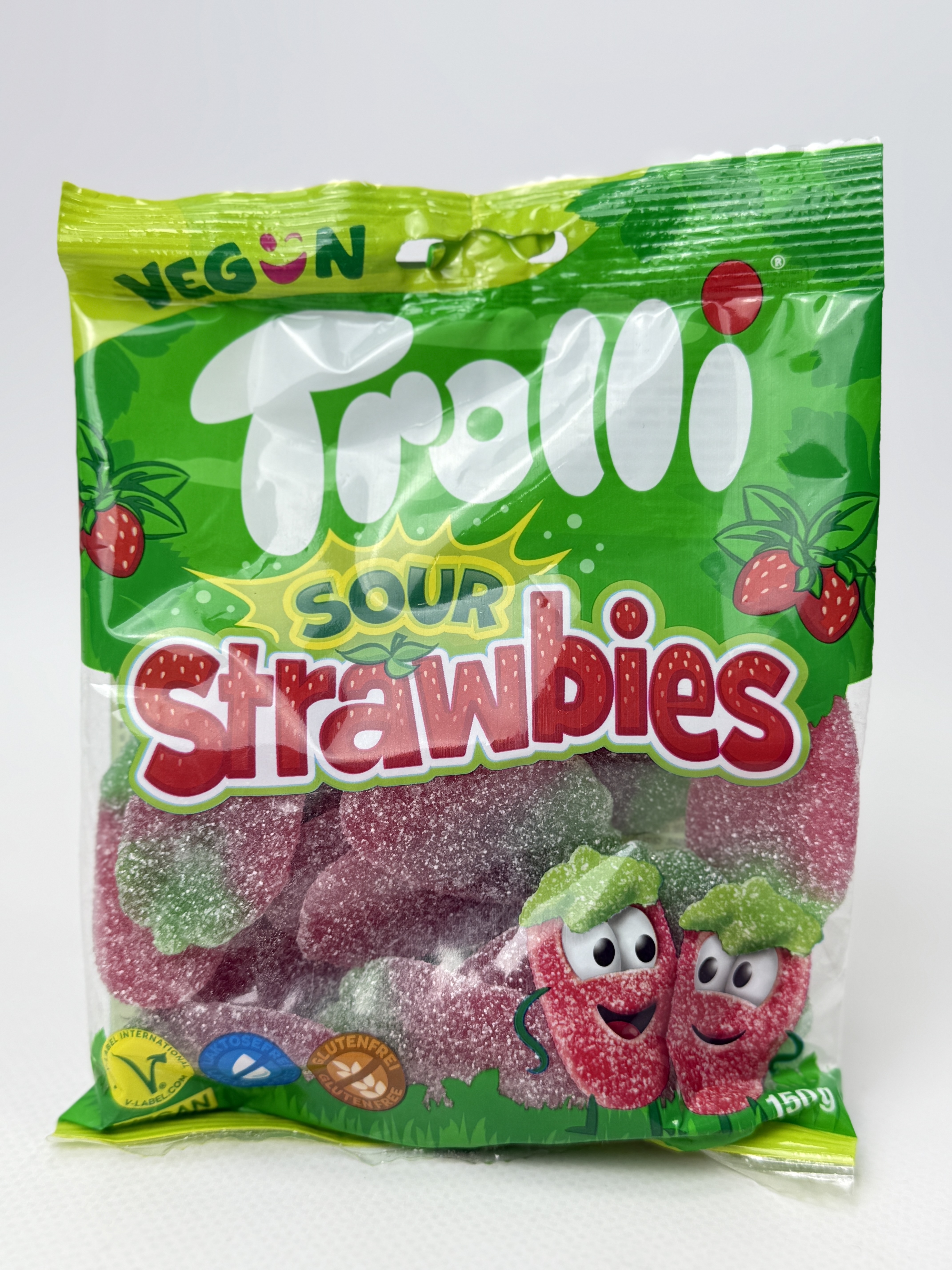 Trolli Цукерки желейні Sour Strawbies - 150 g